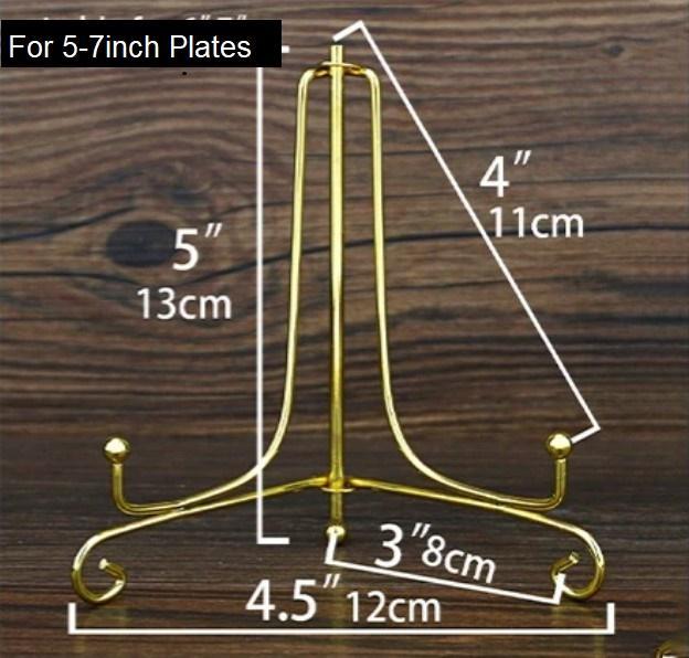 5 Inch Display Stand Iron Easel Plate Display Photo Holder Stand