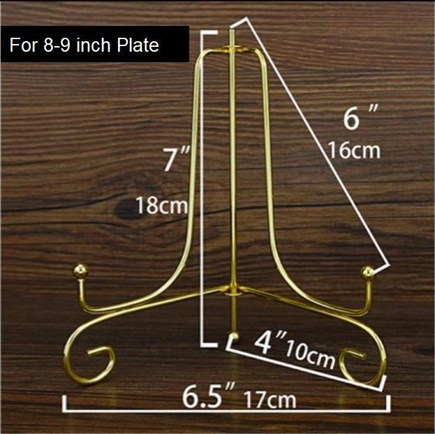 Elegant Golden Metal Photo Frame - 1 Pc