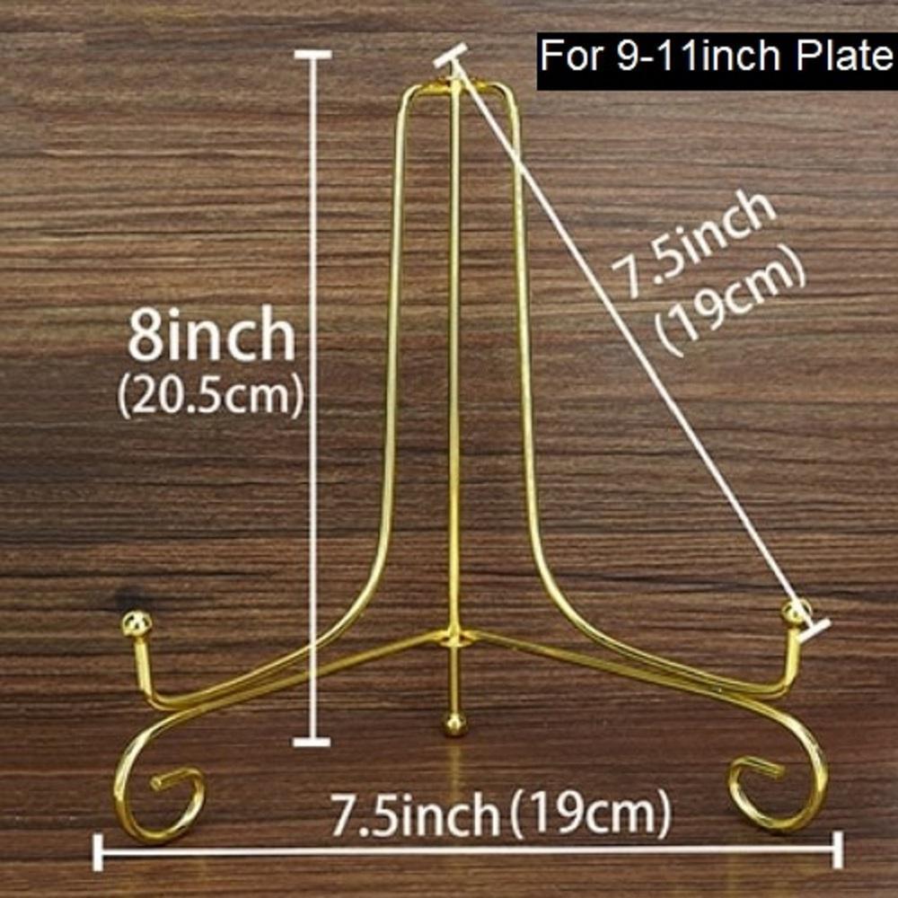 Golden Metal Photo Frame - 1 Pc Elegant Design