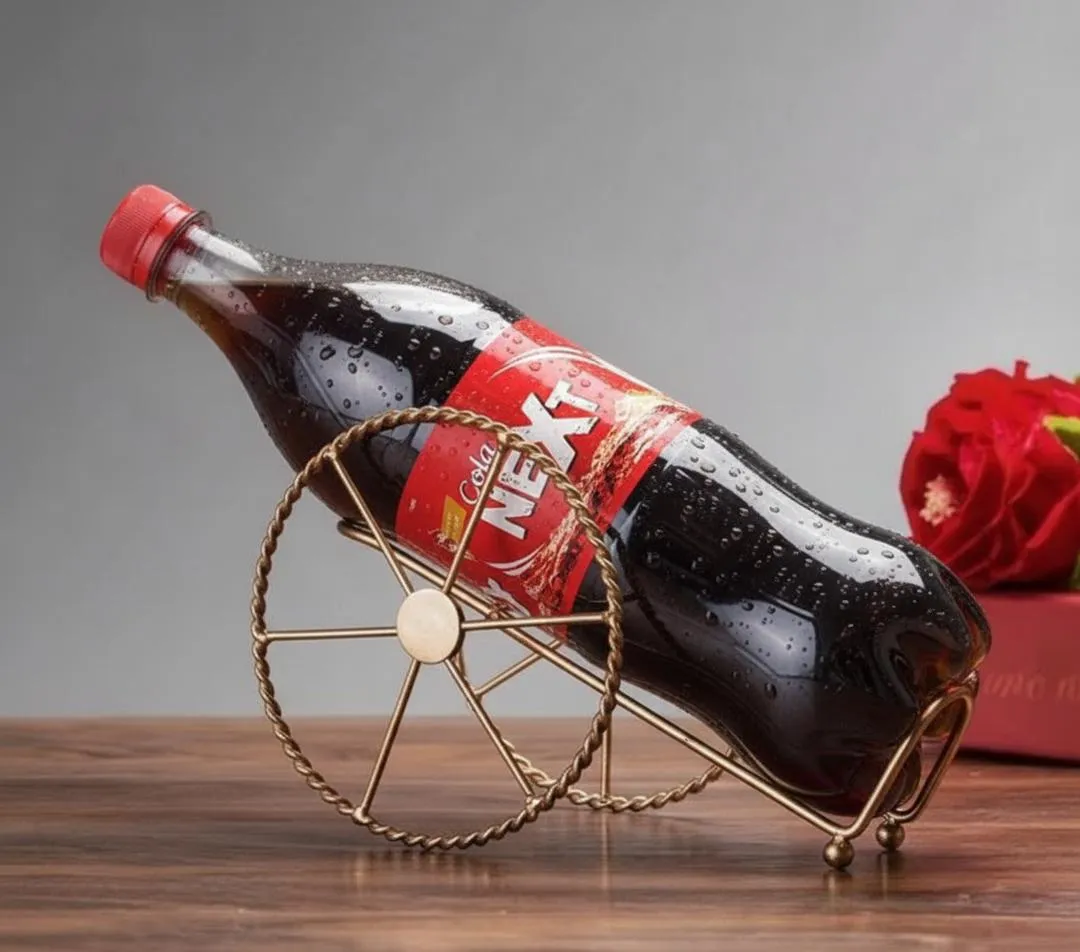 Wheels Design Drink Holder Retro Beverage Display