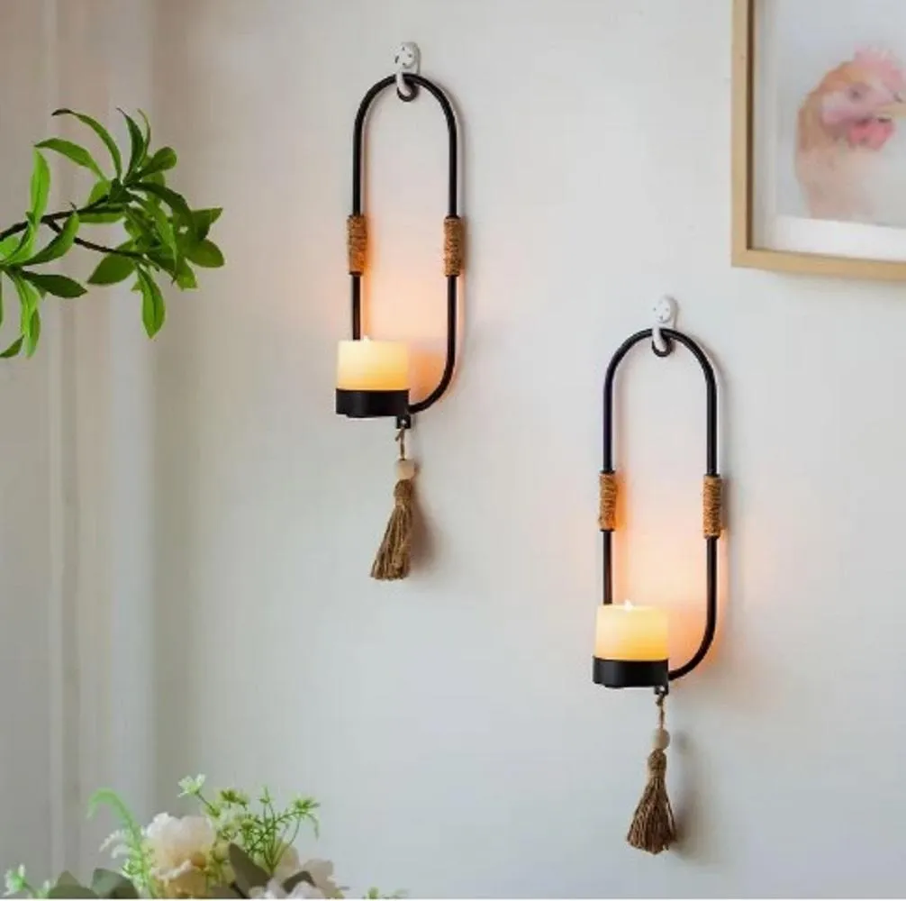 Rope Pendant Wall Sconce 2Pcs
