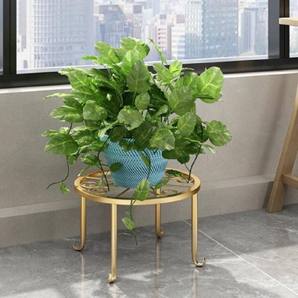 Modern Metal Plant Stand - Indoor Outdoor Flower Display Rack