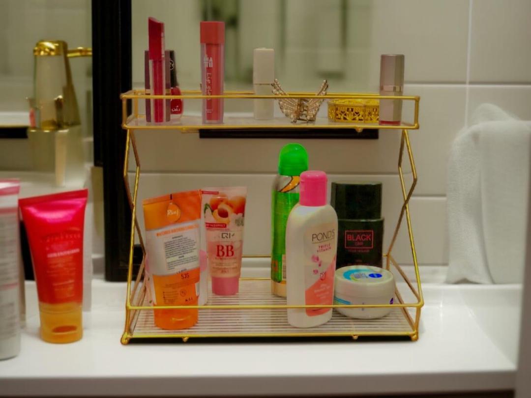 Stylish Cosmetic Shelf Makeup Rack Organizer
