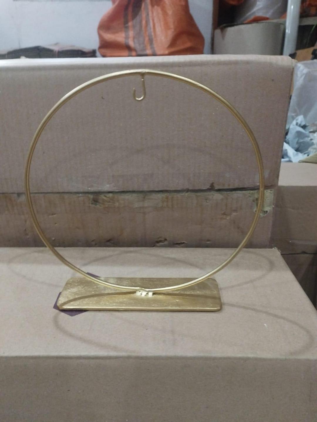 Golden Metal Photo Frame - 1 Pc Beautiful Design