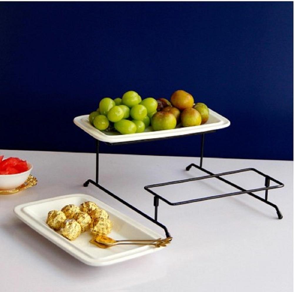 3 Pcs Melamine Tray Set - Perfect for Serving and Entertaining
