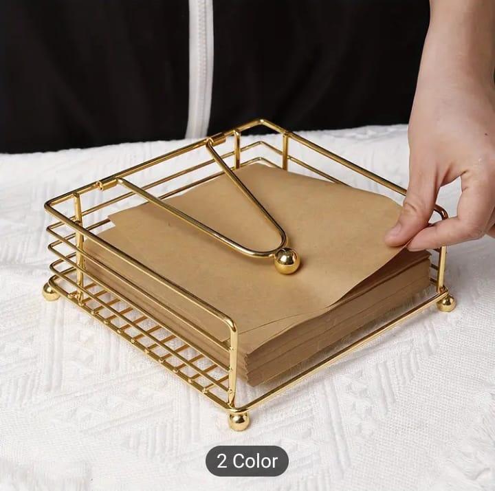 Versatile Napkin Storage Basket – 1 Pc for Stylish Organization