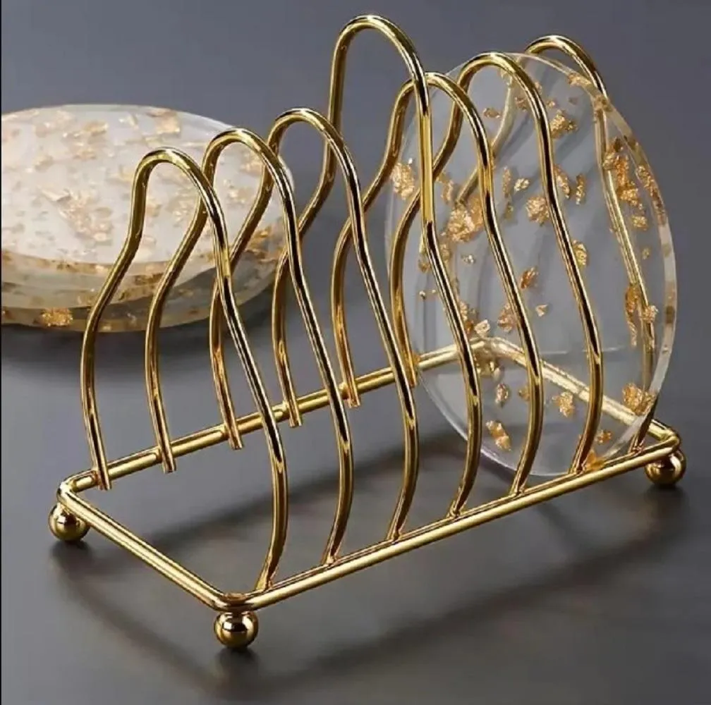 Plate Rack Geometric Dish Rack Multifunctional Kitchen Shelf