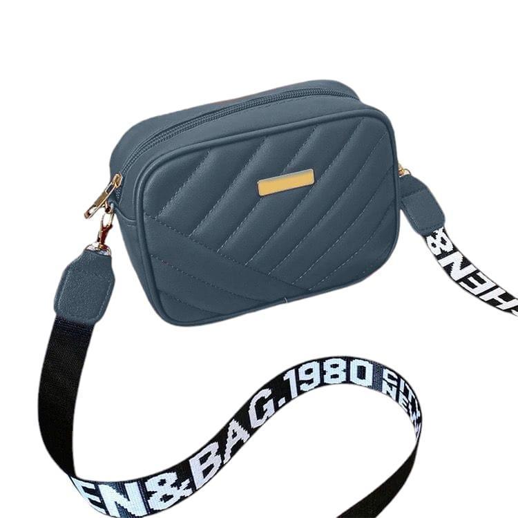 Women's Grey Quilted Crossbody Bag - 1 Pc Multipurpose Style