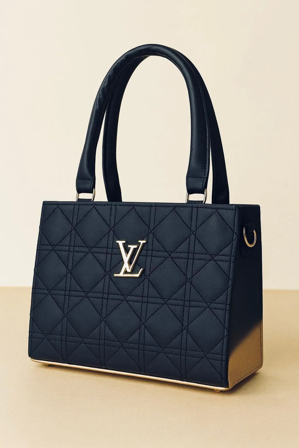 Women's PU Leather Plain Hand Bag