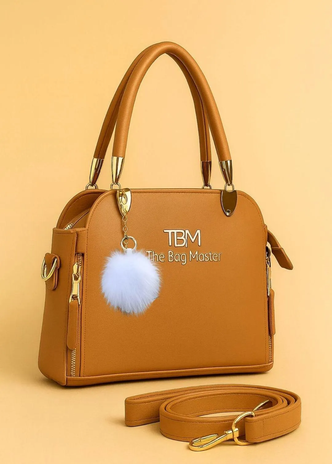 Women's PU Leather Plain Hand Bag