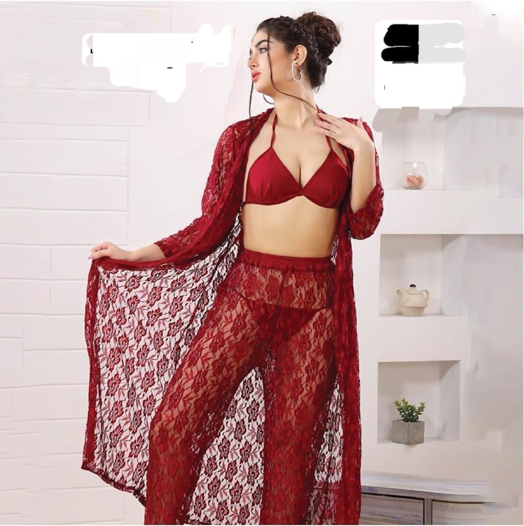 Night Suit - 4 Pcs Sleepwear Set