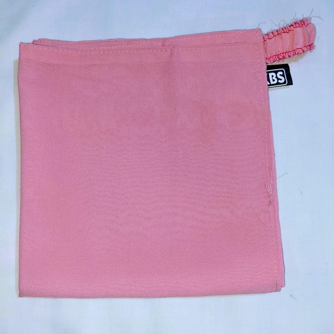 Chiffon Plain Niqab Patti - 1 Pc