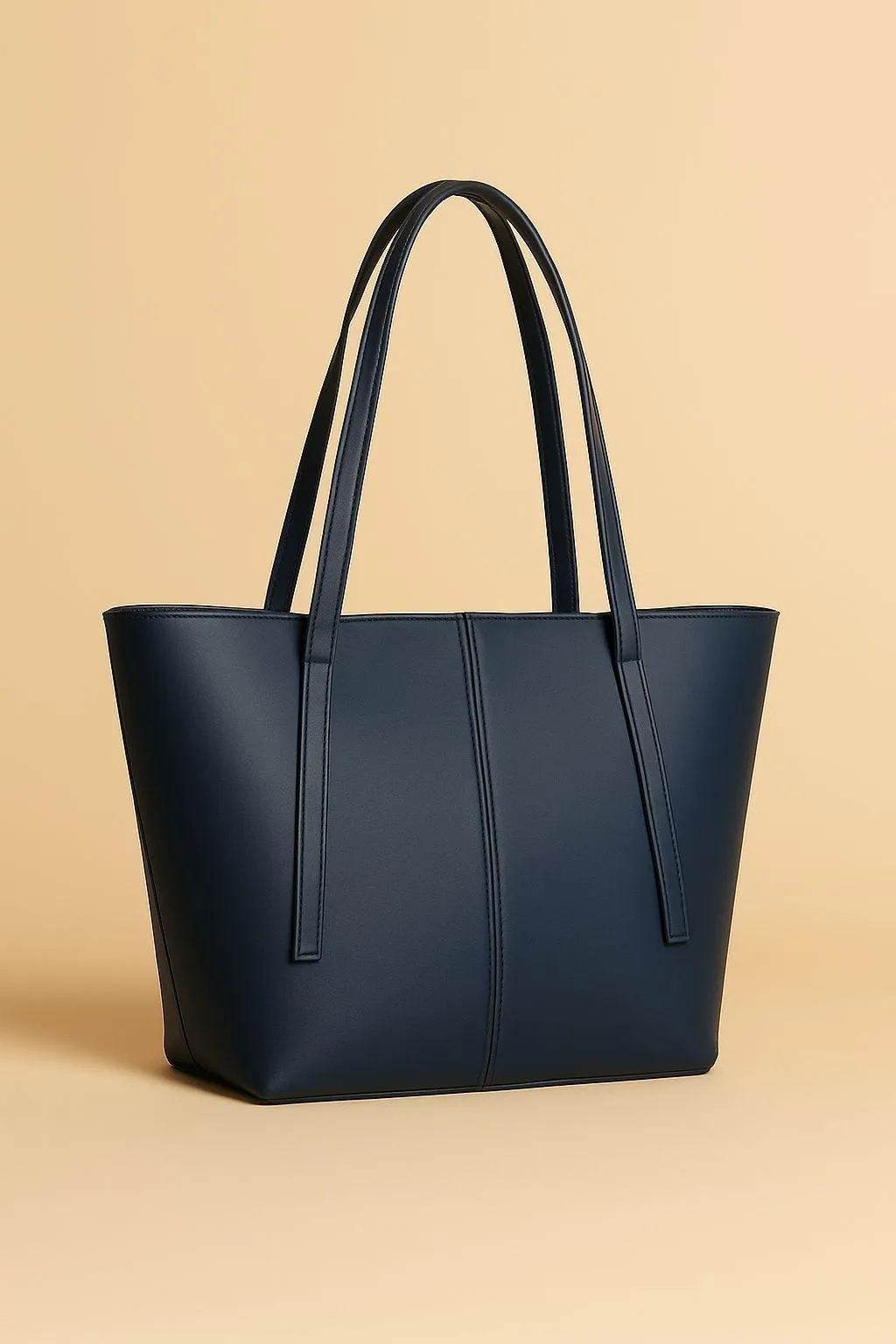 Women's Rexine Plain Tote Bag
