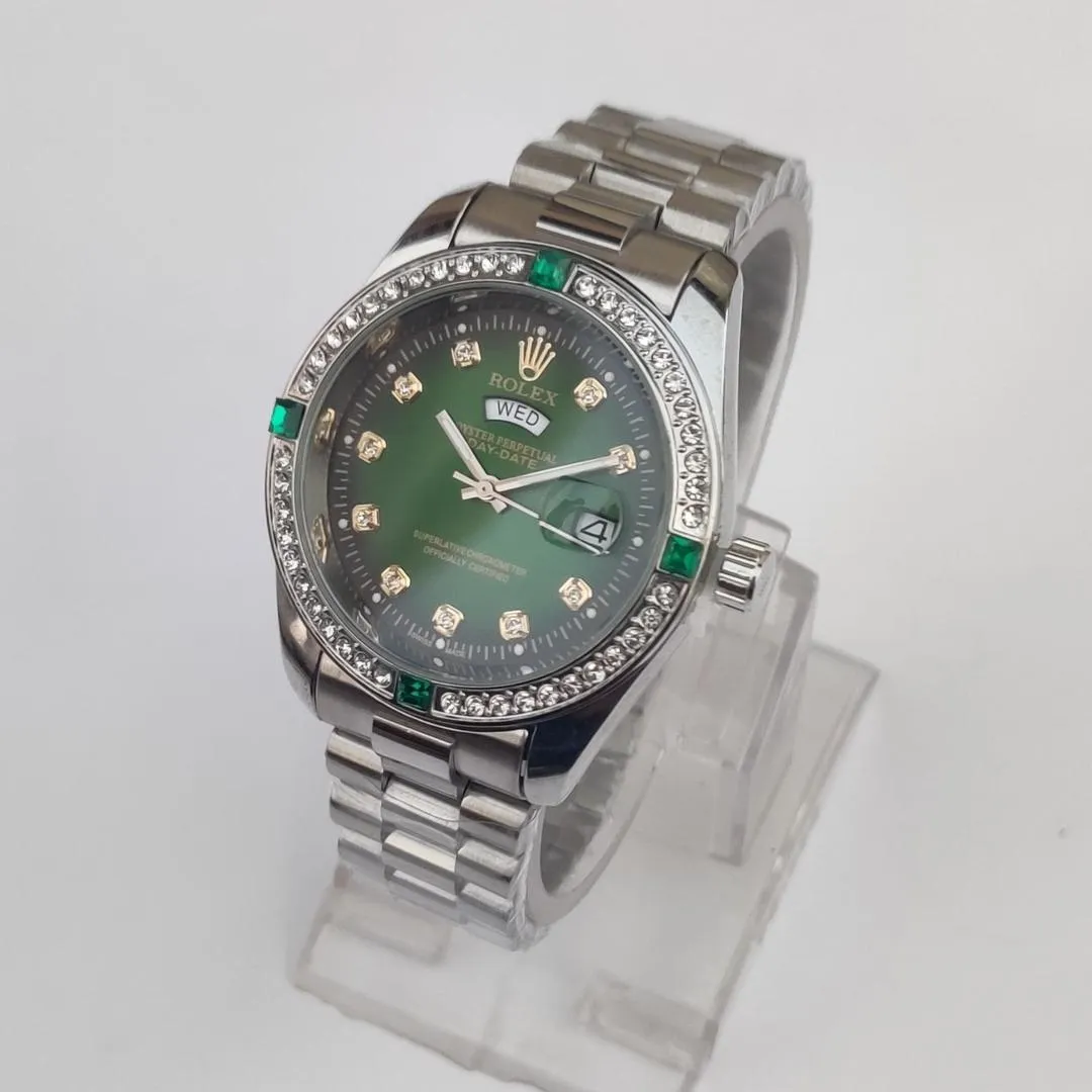 Men's Quartz Watch with Stainless Steel Chain - 1 Pc