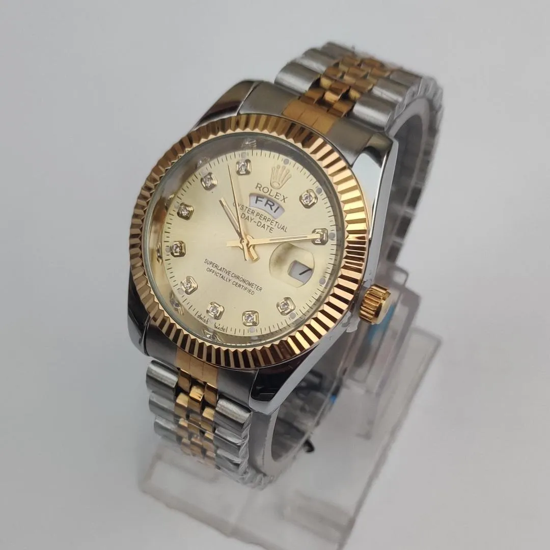 Men's Quartz Chain Watch - 1 Pc Stainless Steel Elegance