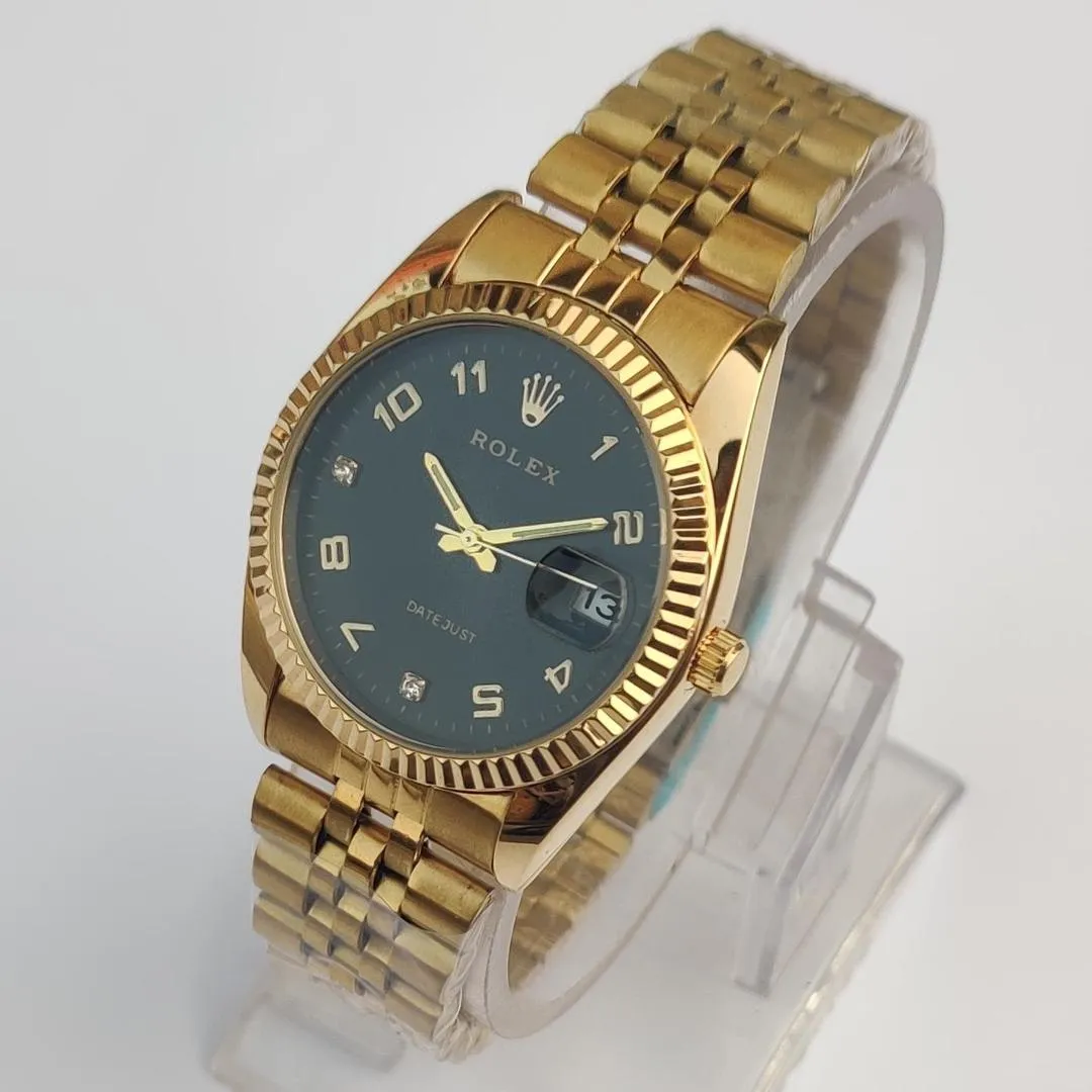 Rolex Mens Stainless Steel Wrist Watch