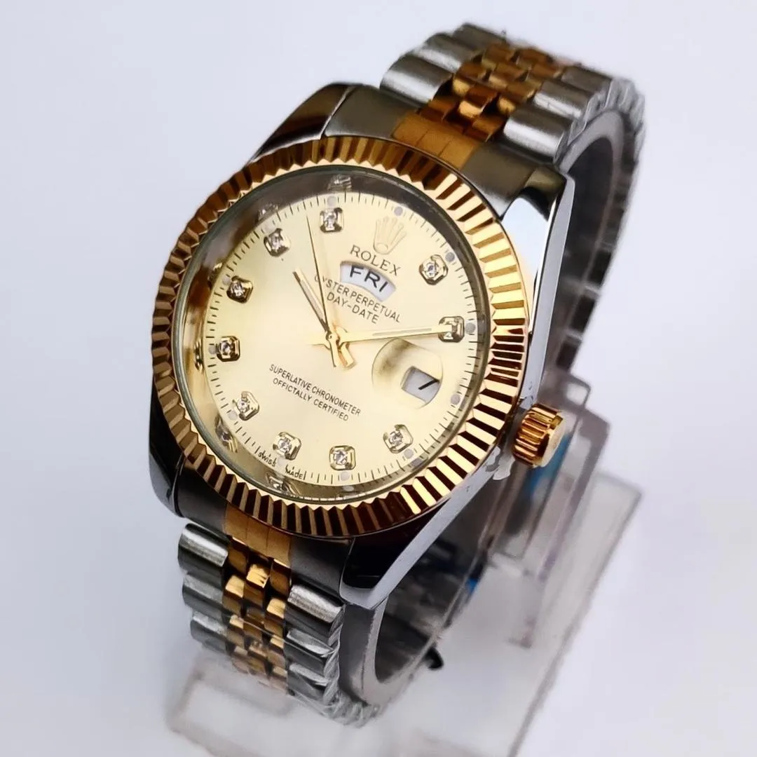 ROLEX Men's Stainless Steel Wrist Watch 