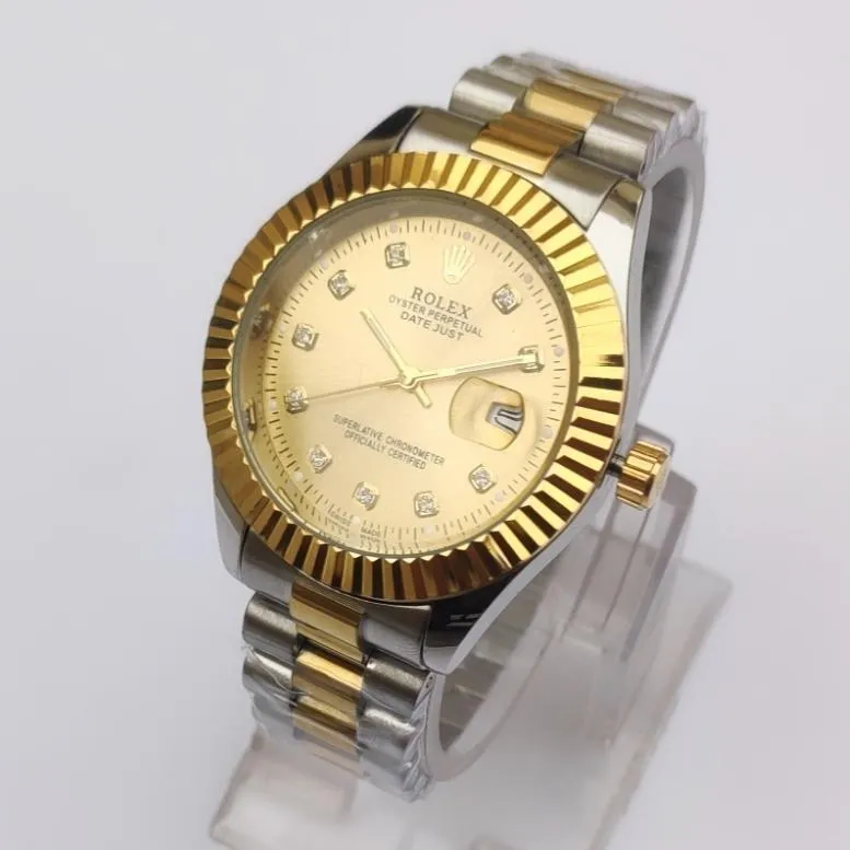 ROLEX STAINLESS STEEL CLASSIC WRIST WATCH 