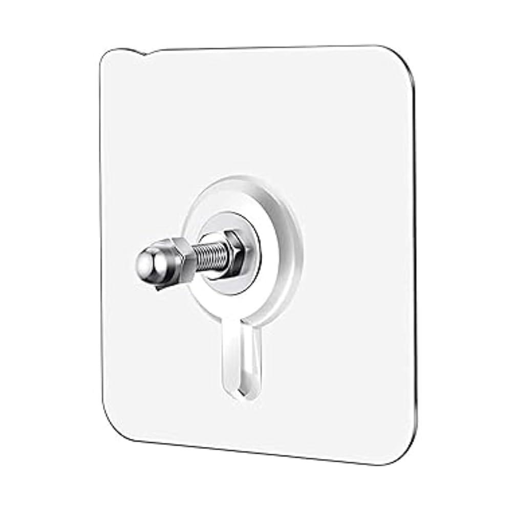 10Pcs Metal Screw Sticker No Drill Wall Mount