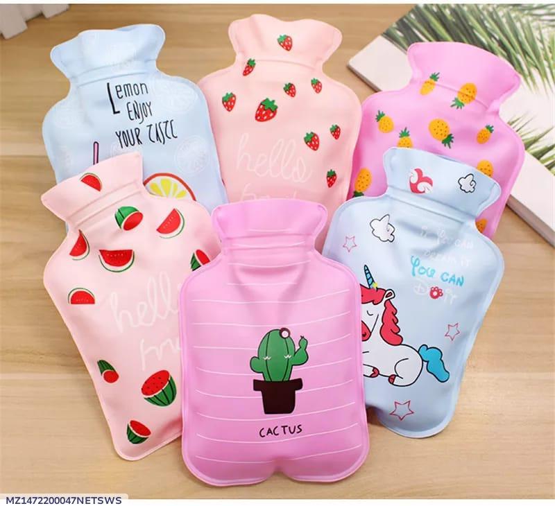 4-Piece Hot Water Bottle Set for Winter Warmth