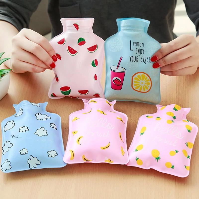 4-Piece Hot Water Bottle Set for Winter Warmth