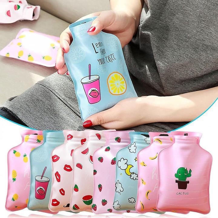 4-Piece Hot Water Bottle Set for Winter Warmth