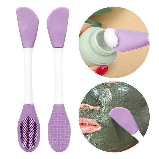 Silicone Face Mask Brush Pack of 4 Reusable Travel Friendly