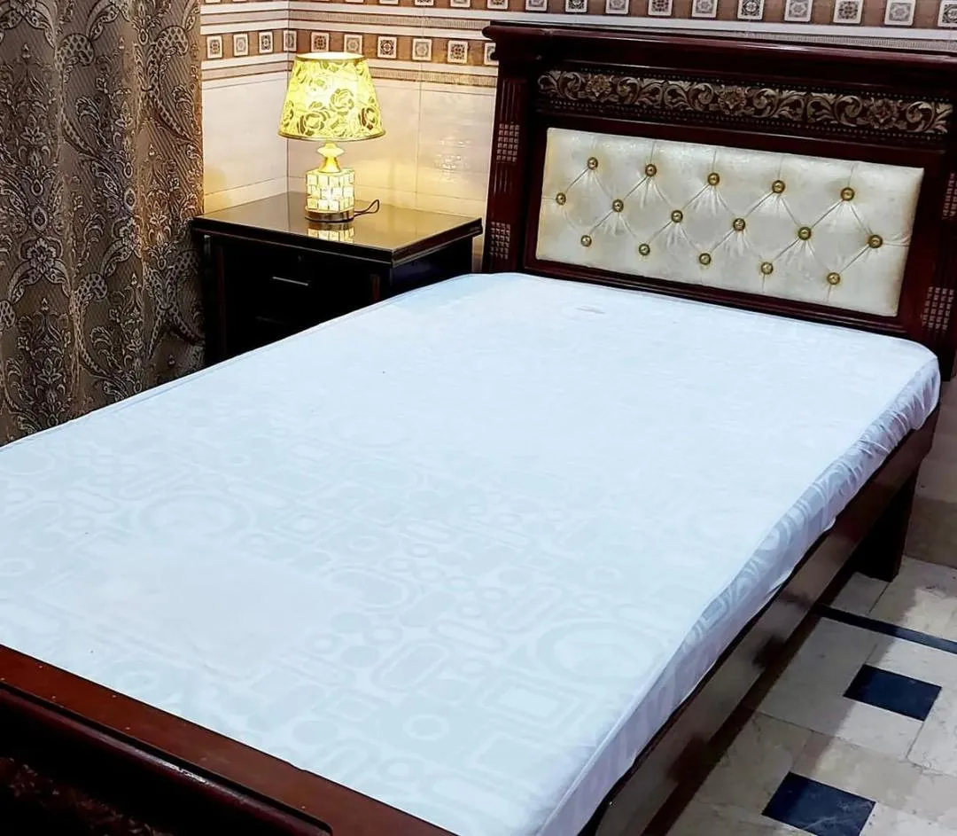 Terry Cotton Plain Single Bed Waterproof Mattress Cover