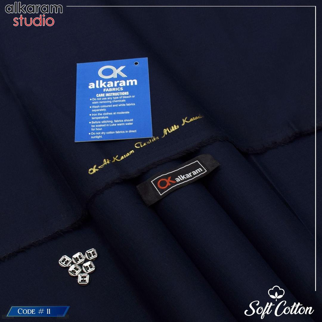 Men’s Unstitched Soft Cotton Plain Suit