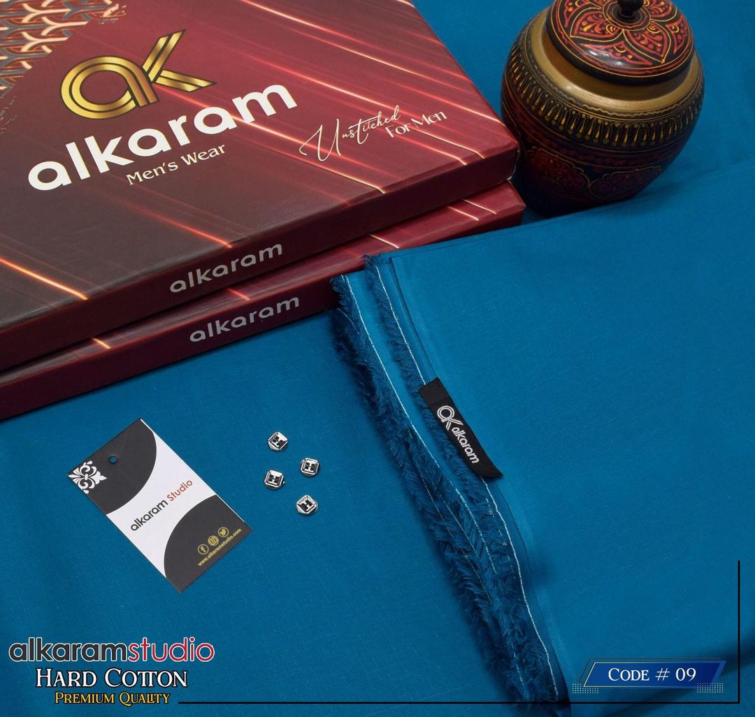 Men’s Unstitched Hard Cotton Plain Suit