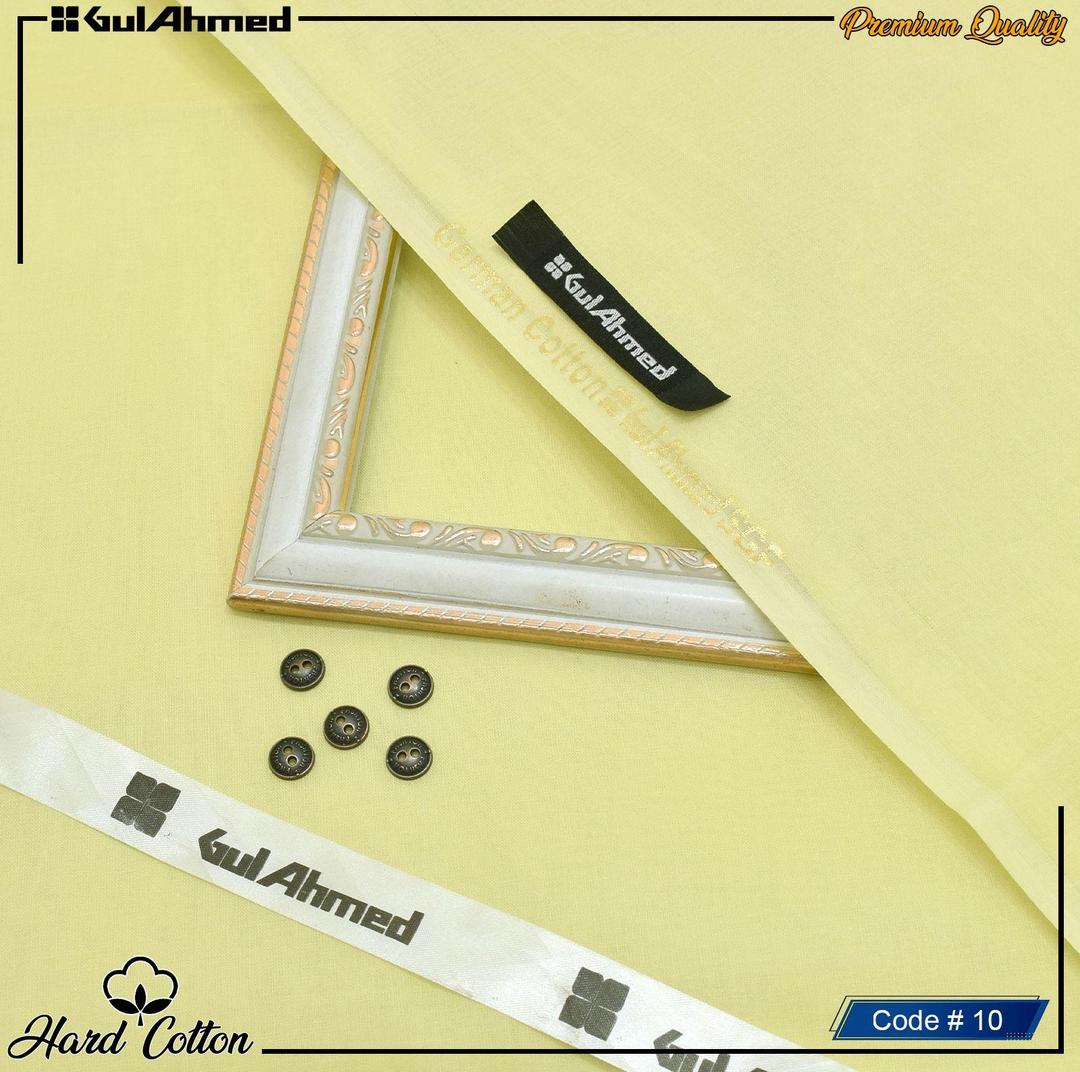 Men’s Unstitched Hard Cotton Plain Suit