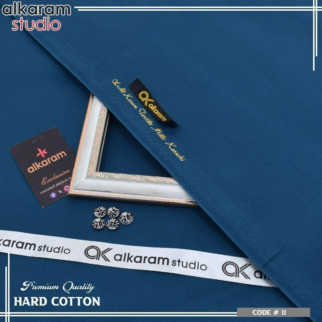 Stylish Men’s Unstitched Hard Cotton Plain Suit