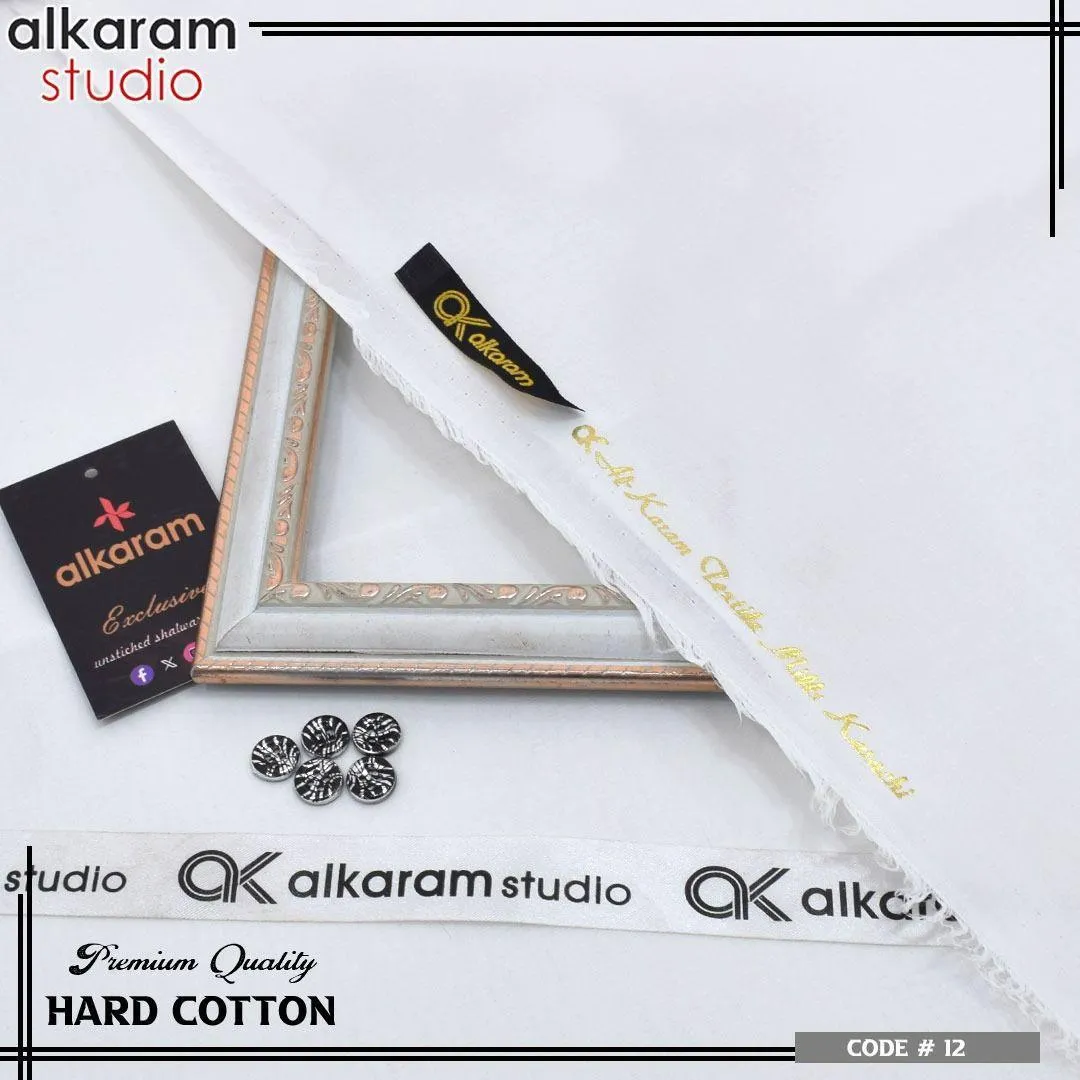 Stylish Men’s Unstitched Hard Cotton Plain Suit