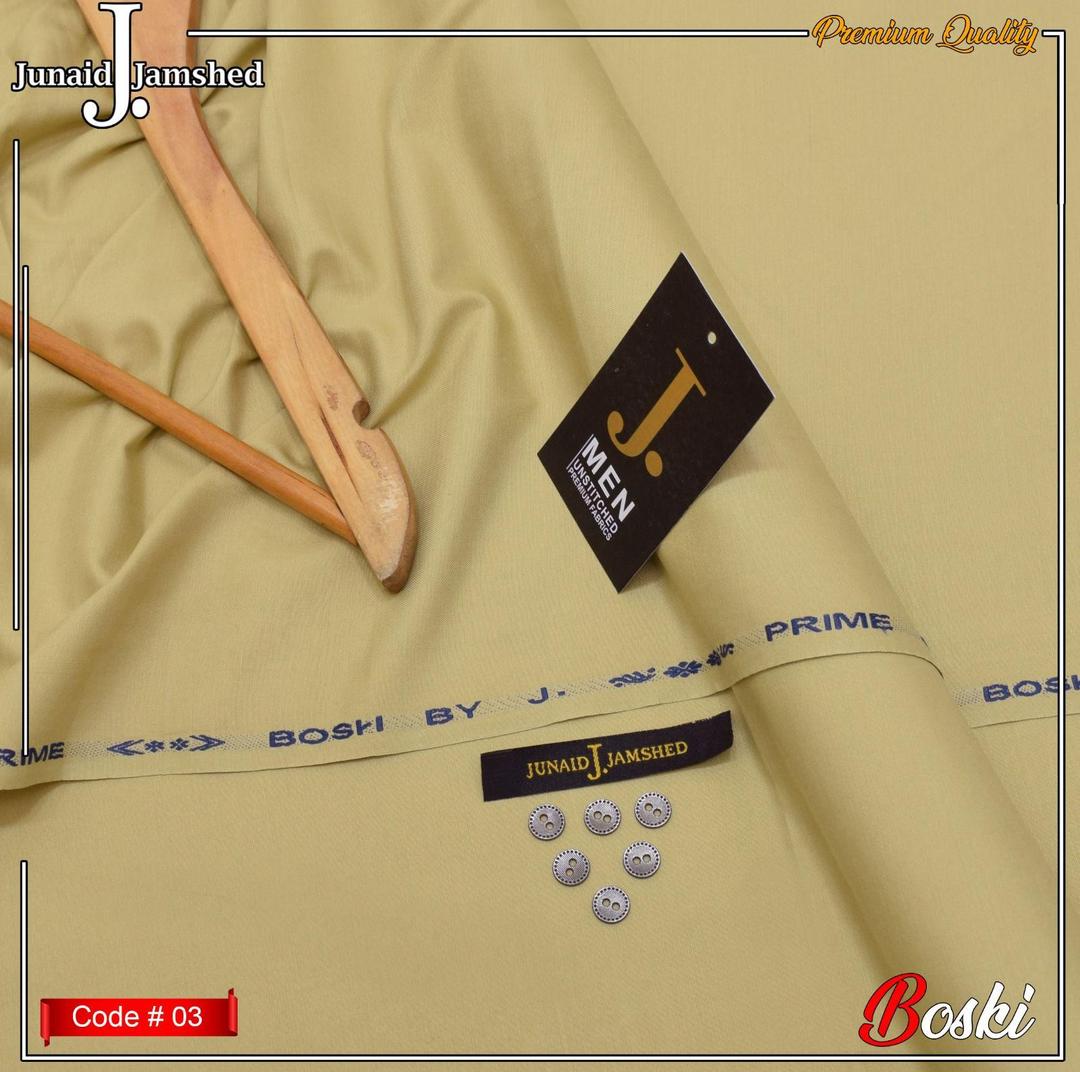 Men’s Unstitched Boski Plain Suit