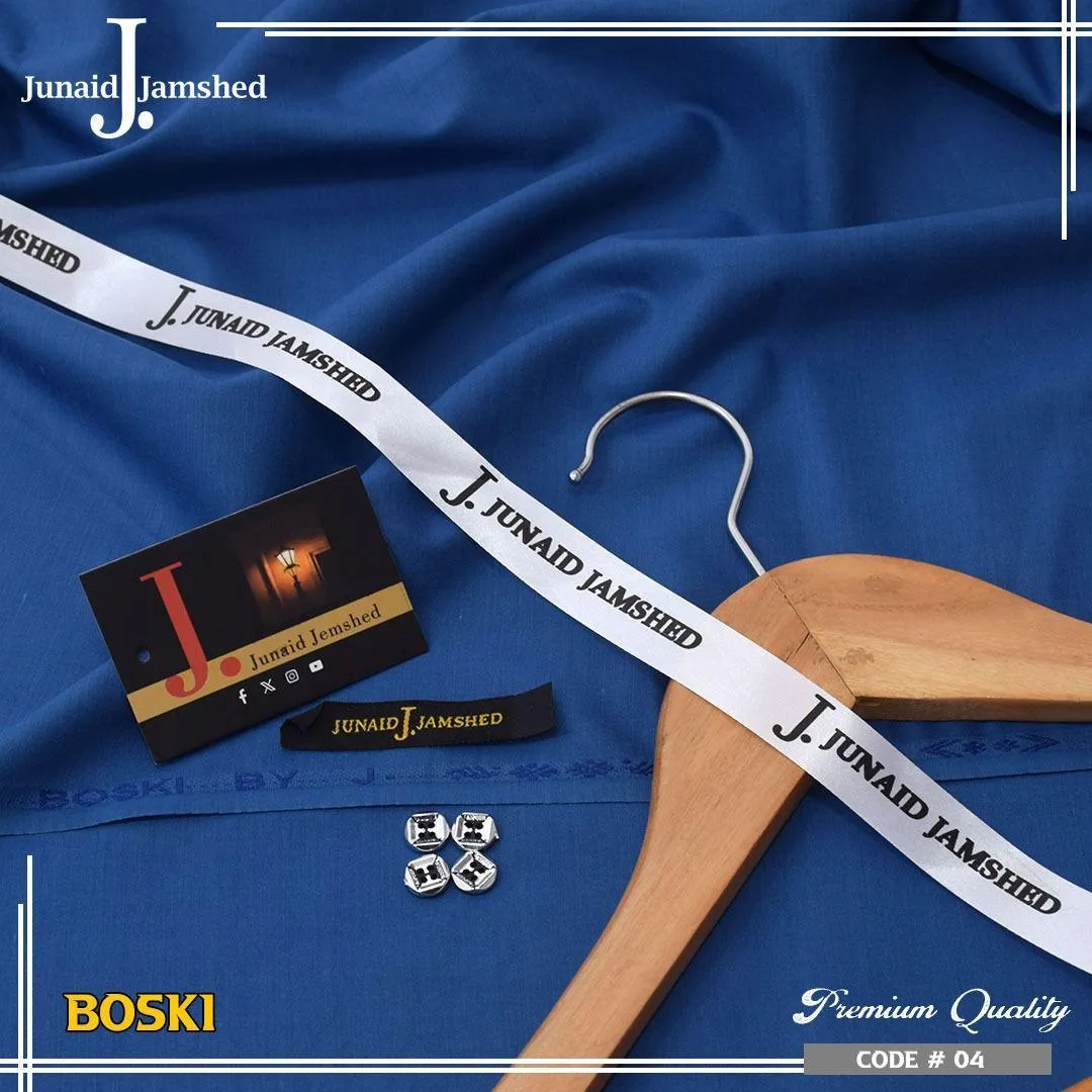 Stylish J. Men’s Unstitched Boski Plain Suit