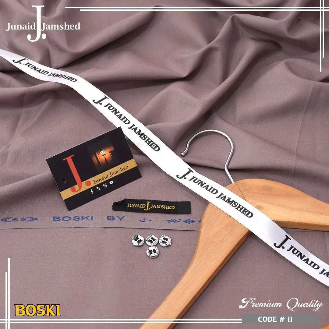 Stylish J. Men’s Unstitched Boski Plain Suit