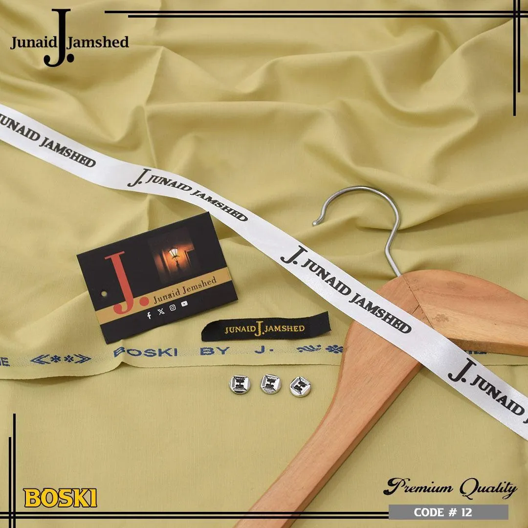 Stylish J. Men’s Unstitched Boski Plain Suit