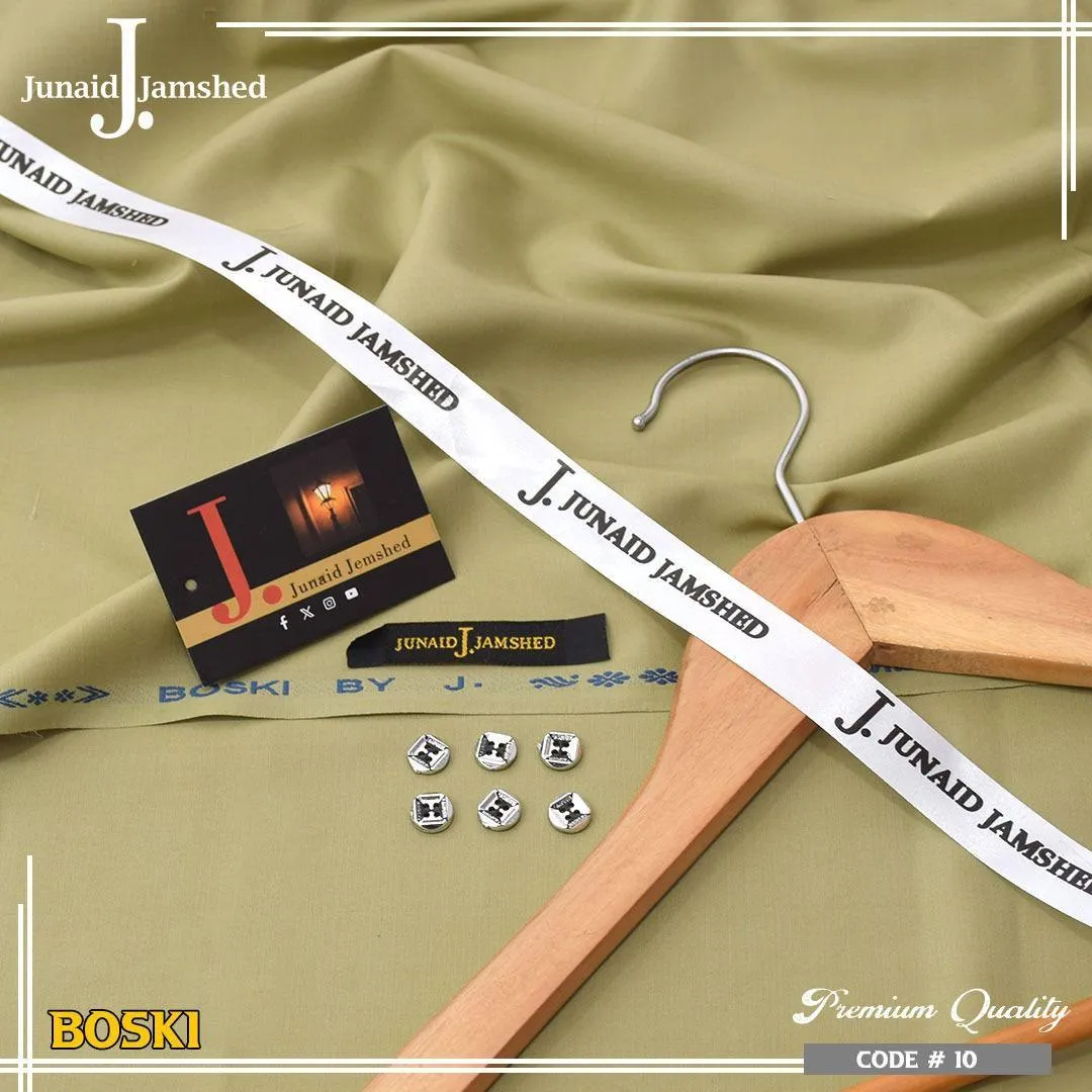 Stylish J. Men’s Unstitched Boski Plain Suit