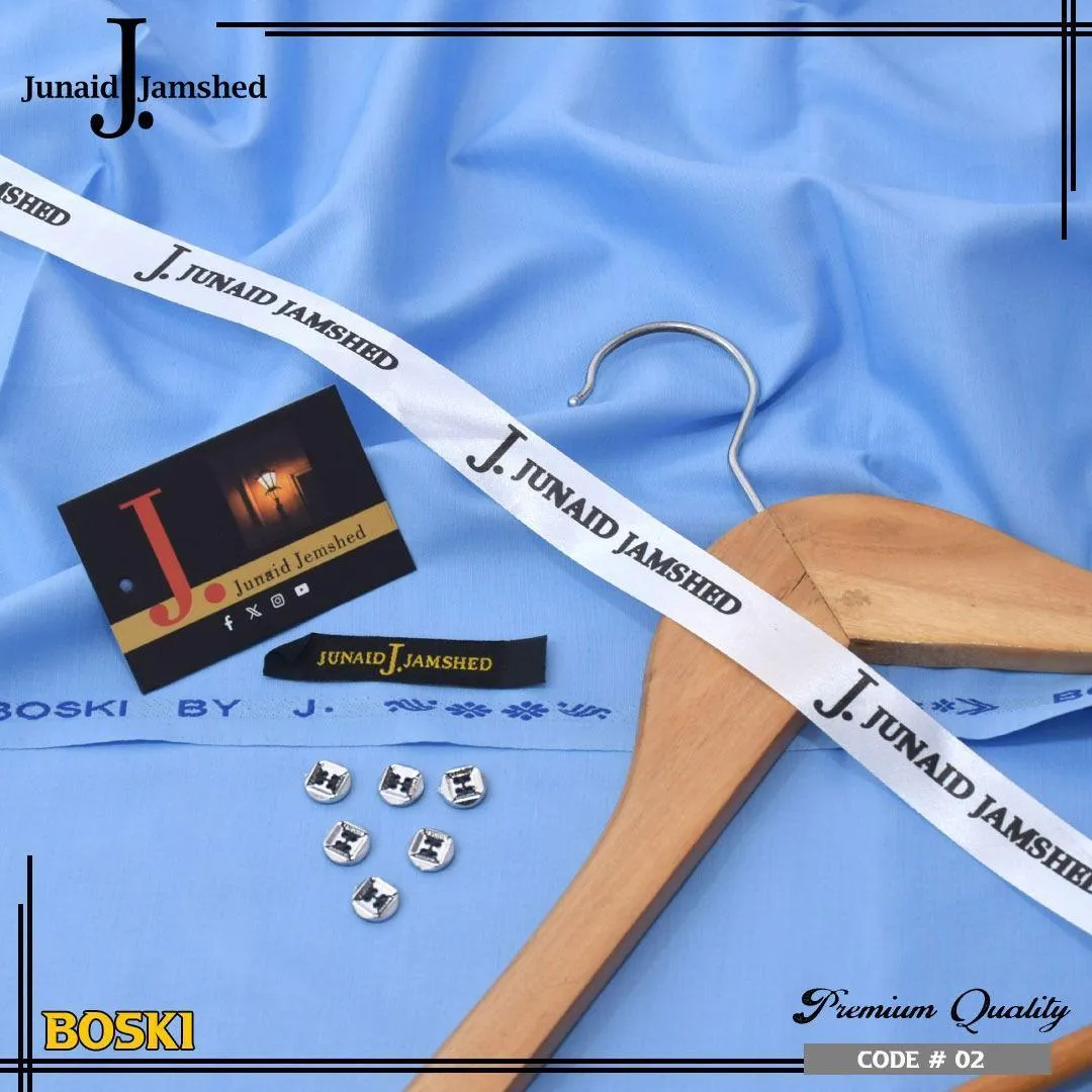 Stylish J. Men’s Unstitched Boski Plain Suit