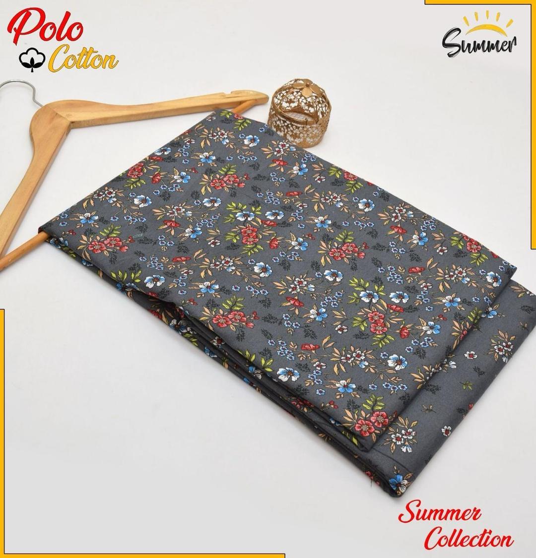 2 Pcs Women's Unstitched Printed Suit