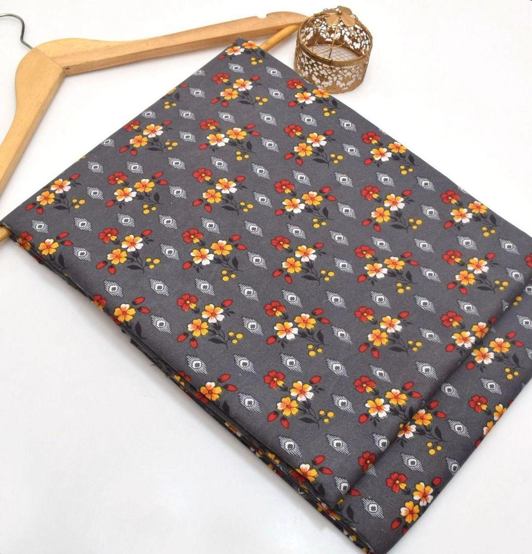 2 Pcs Women's Unstitched Printed Suit