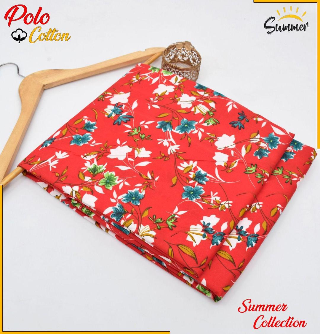 2 Pcs Women's Unstitched Printed Suit