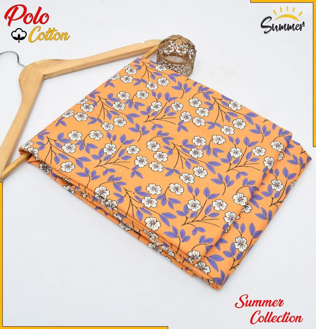 2 Pcs Women's Unstitched Printed Suit