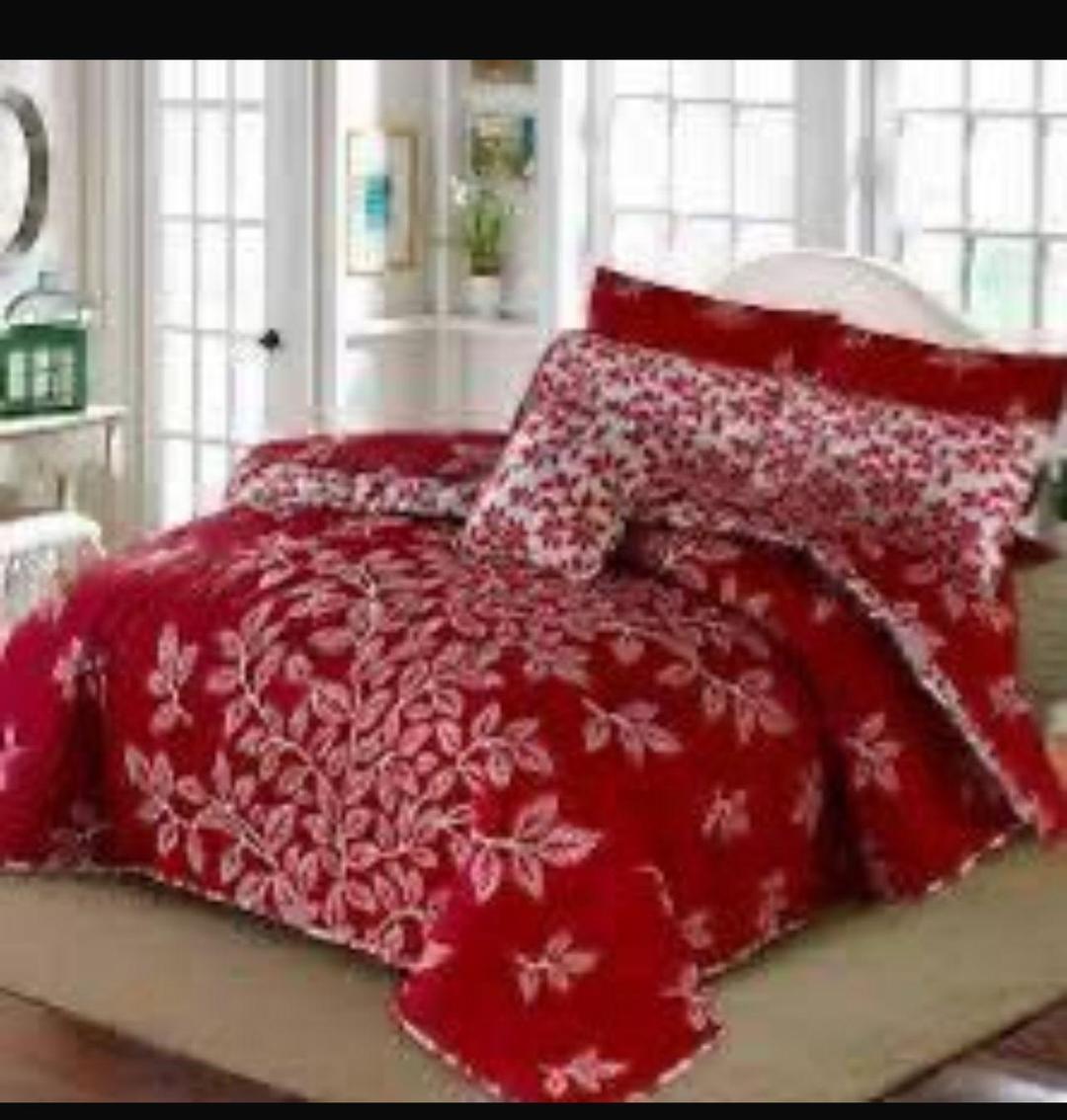 7 Pcs Cotton Salonica Printed Comforter Set