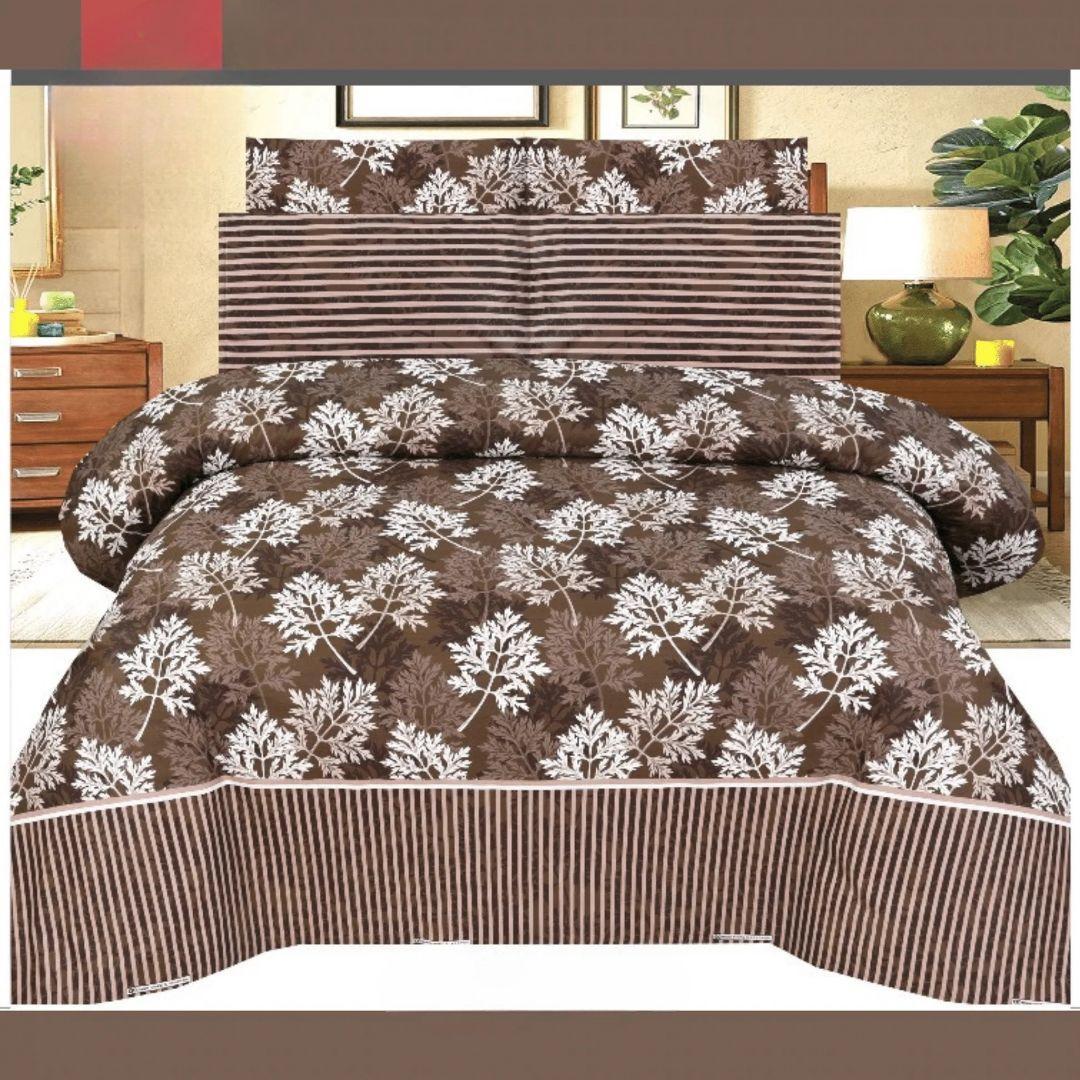 7 Pcs Cotton Salonica Printed Comforter Set