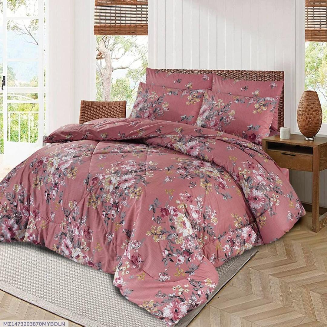 Luxurious 6 Pcs Cotton Salonica Printed Razai Set