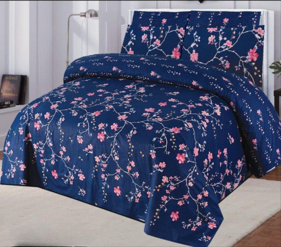Cozy 6 Pcs Cotton Salonica Printed Razai Set