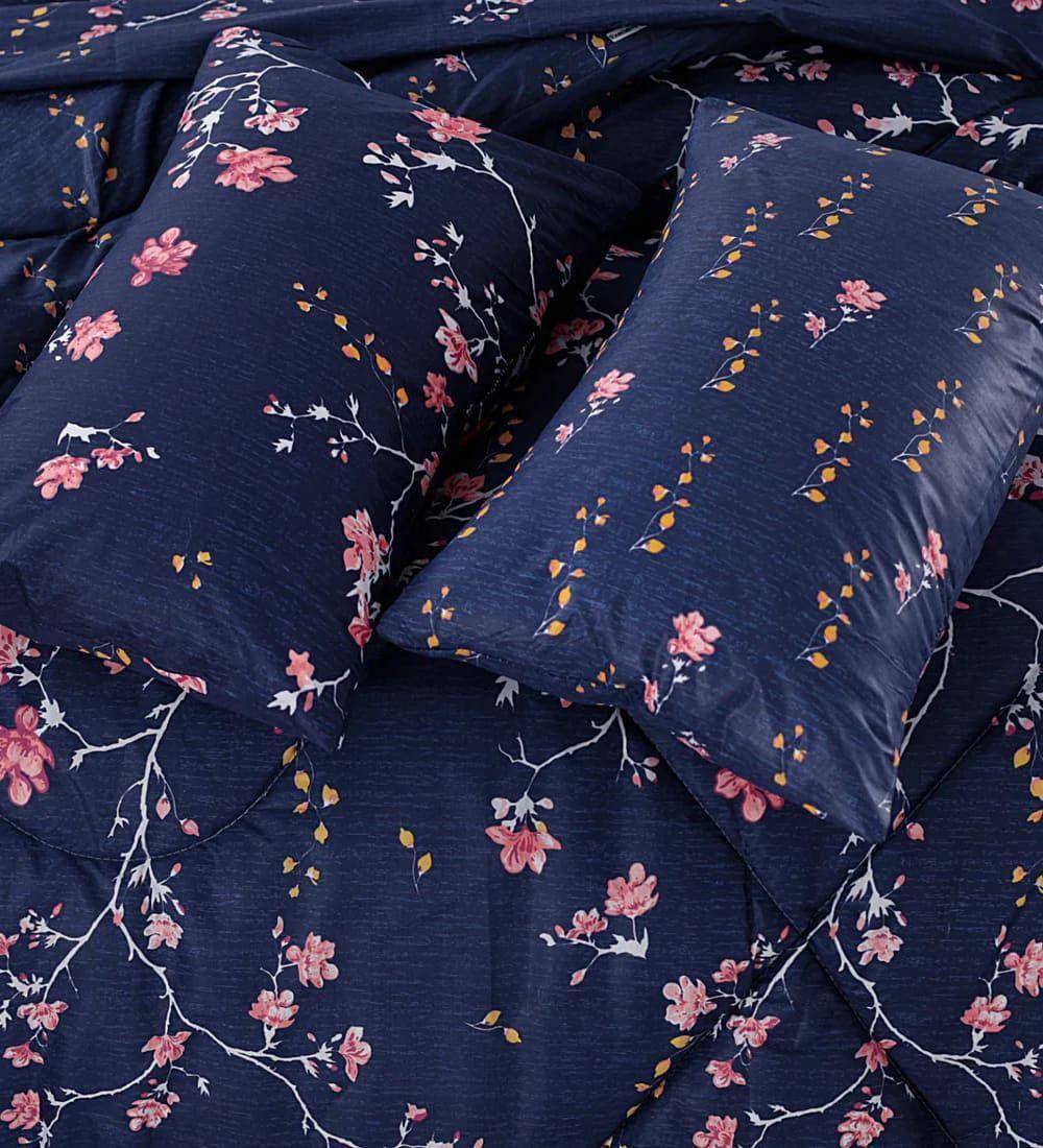Cozy 6 Pcs Cotton Salonica Printed Razai Set