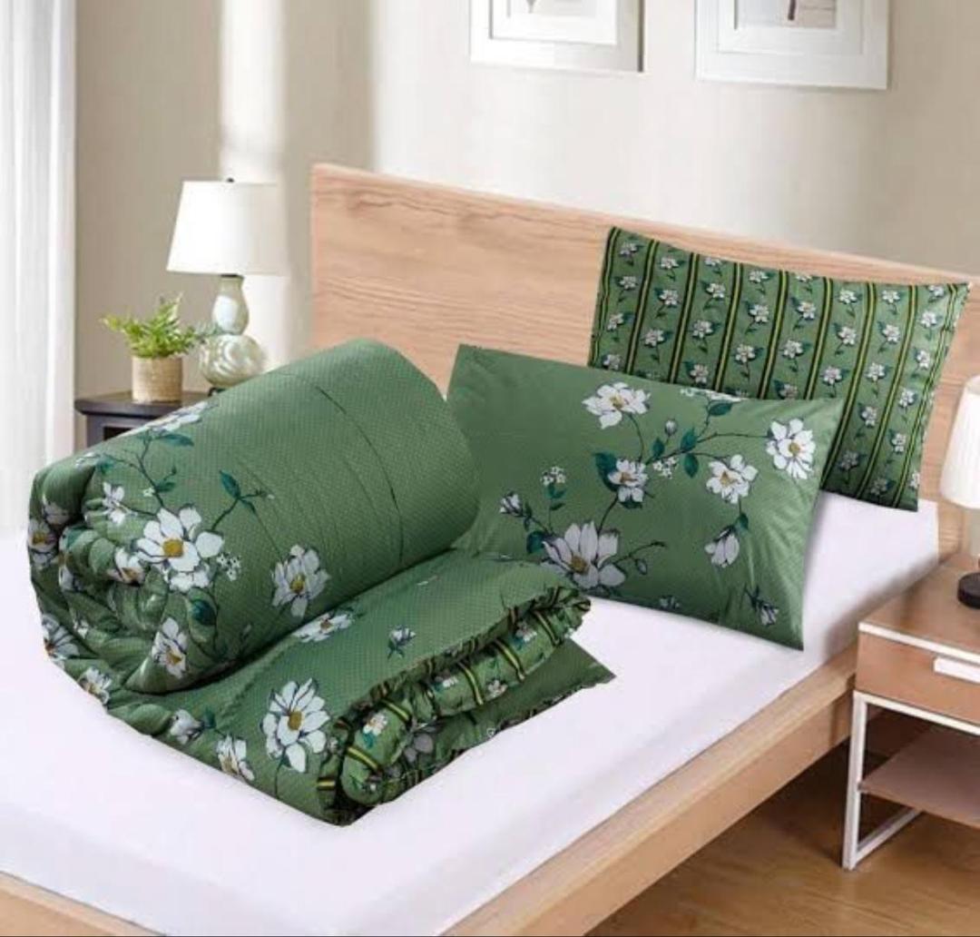 6 Pcs Cotton Salonica Printed Razai Set