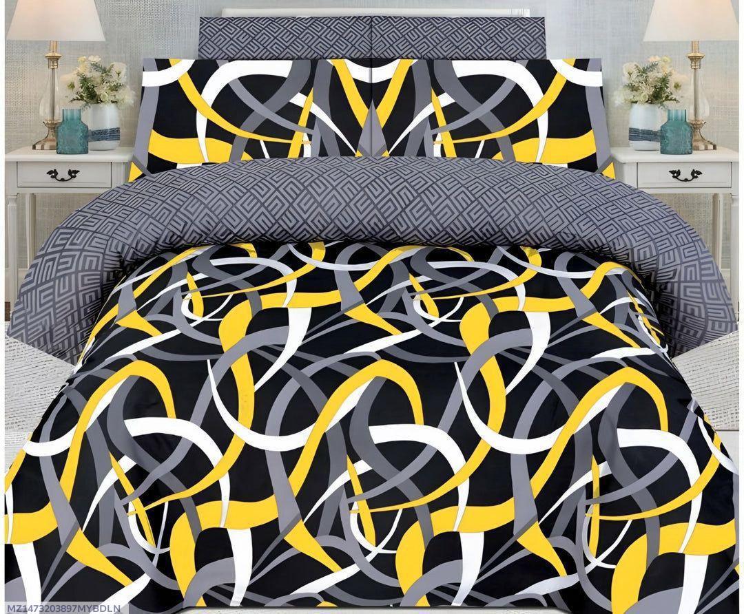 6 Pcs Cotton Salonica Printed Razai Set